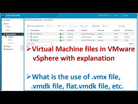 Vídeo: O que é um arquivo VMX?