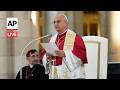 LIVE: Pope Leo XIV leads a prayer service in Madrid, Spain