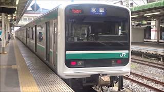 水戸線E501系K751編成車窓 小山~友部
