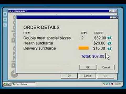 Ordering Pizza in the Future