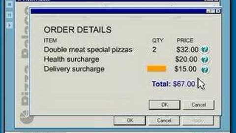 Ordering Pizza in the Future