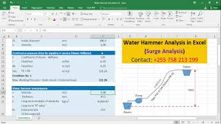 Water Hammer Calculation screenshot 5