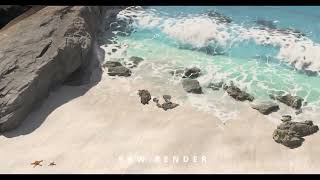 Beach Wave Simulation | Houdini
