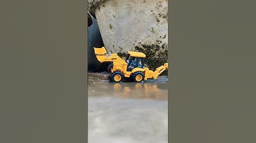 Scale Model Excavator | Bulldozer is in Action | JCB Loading Unloading Offroading #shorts