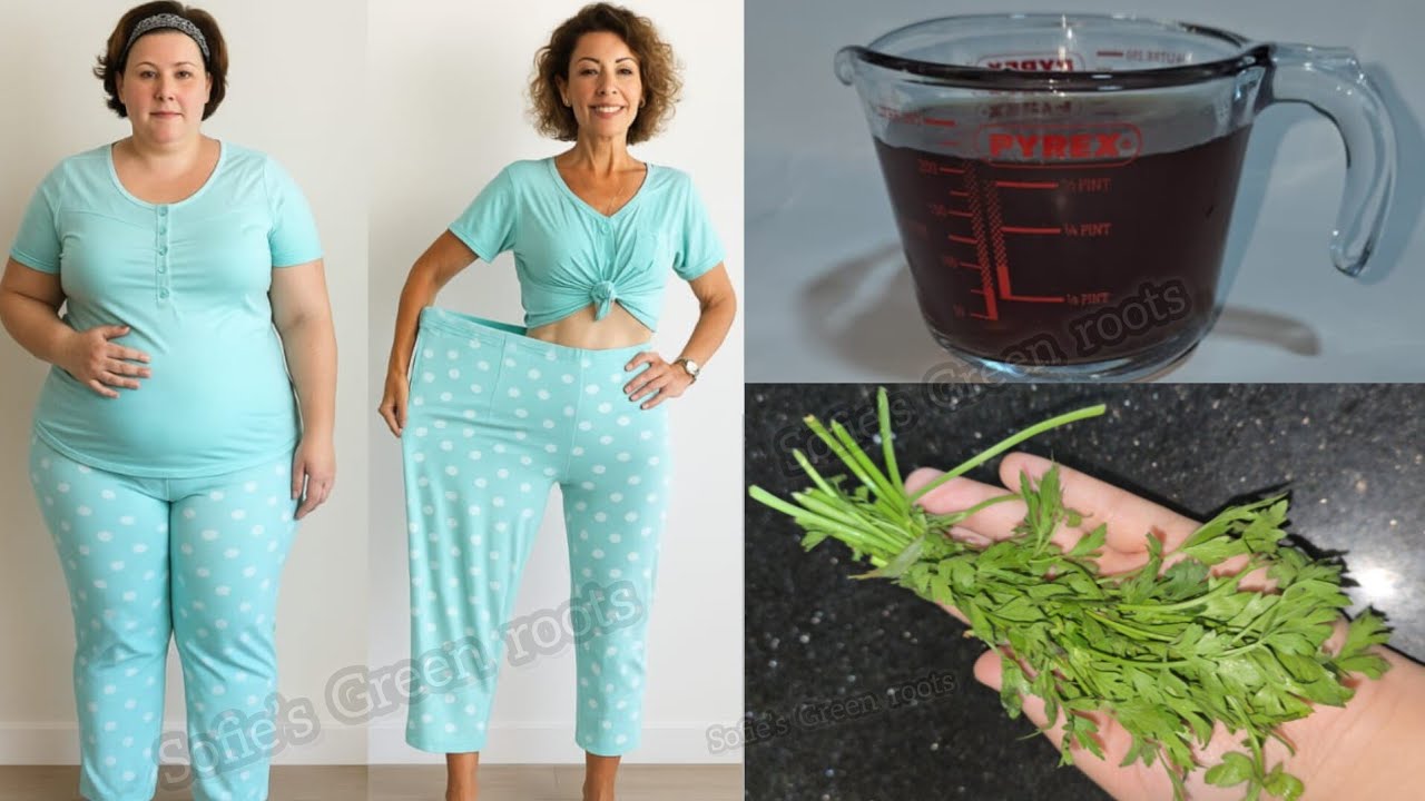 Чудодейственный травяной напиток для сжигания жира на животе, похудения и естественного похудения🔥