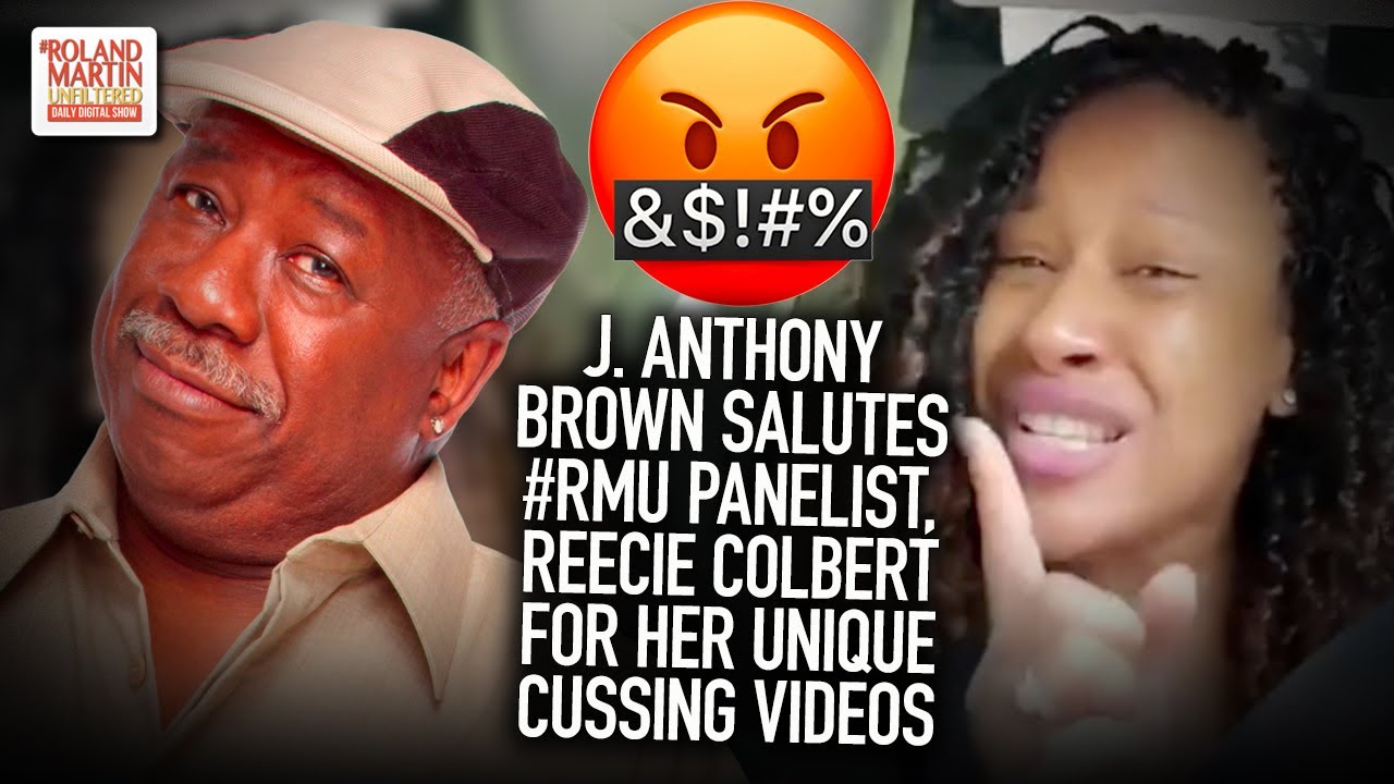 J. Anthony Brown salutes #RMU panelist, Reecie Colbert for her unique cussing videos