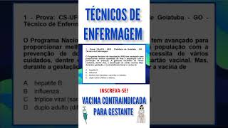 VACINA CONTRAINDICADA PARA GESTANTE #shorts #enfermagem #saúdepública #tecnicosdeenfermagem #sus VACINA CONTRAINDICADA PARA GESTANTE #shorts #enfermagem #saúdepública #tecnicosdeenfermagem #sus