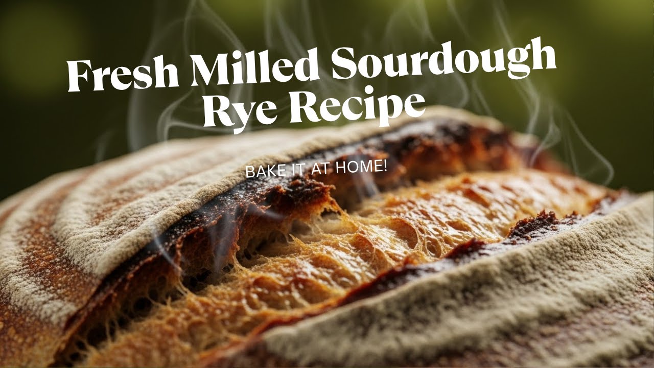 Fresh Milled Sourdough Rye Bread