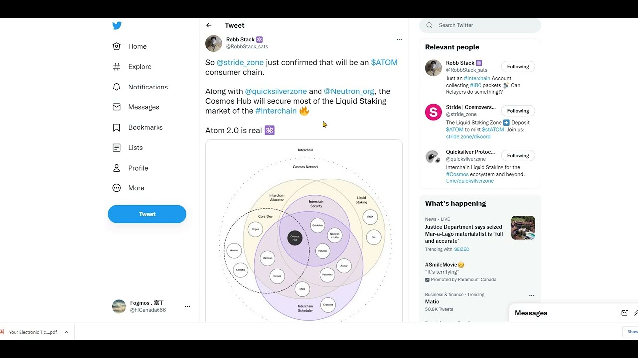 要不了几周我们质押的Atom将会有3 - 4份质押收益