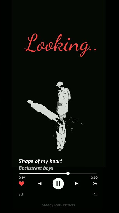 Shape of my heart Fullscreen Status video | Backstreet boys | Lyrical