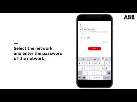 Connect the ABB Terra AC wallbox to a Wi-Fi network