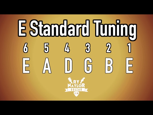 E Standard Tuning Guitar Notes - E Guitar Tuner class=