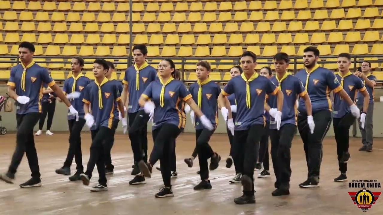 CLUBE DE DESBRAVADORES ESTRELAS DO REI NO IV CAMPEONATO DE ORDEM UNIDA - REGIÃO 1 A / APO 15.0.9.24