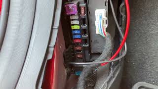 Mazda 3 accessory power location for dash cam