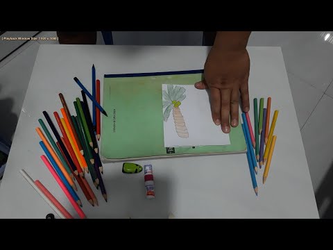 Video Cách vẽ hình cây dừa bằng bút chì màu - youtube