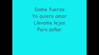 Video thumbnail of "Estela Diaz - Dame Fuerza Lyrics"