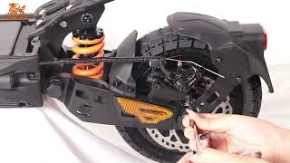 Tutorial on Replacing the Rear Disc Brake on the KuKirin G2 Master（更换后碟刹器教程）