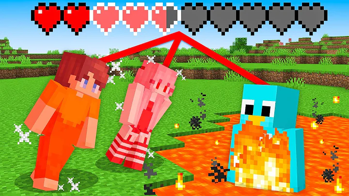 Minecraft, But We Share One Health Bar