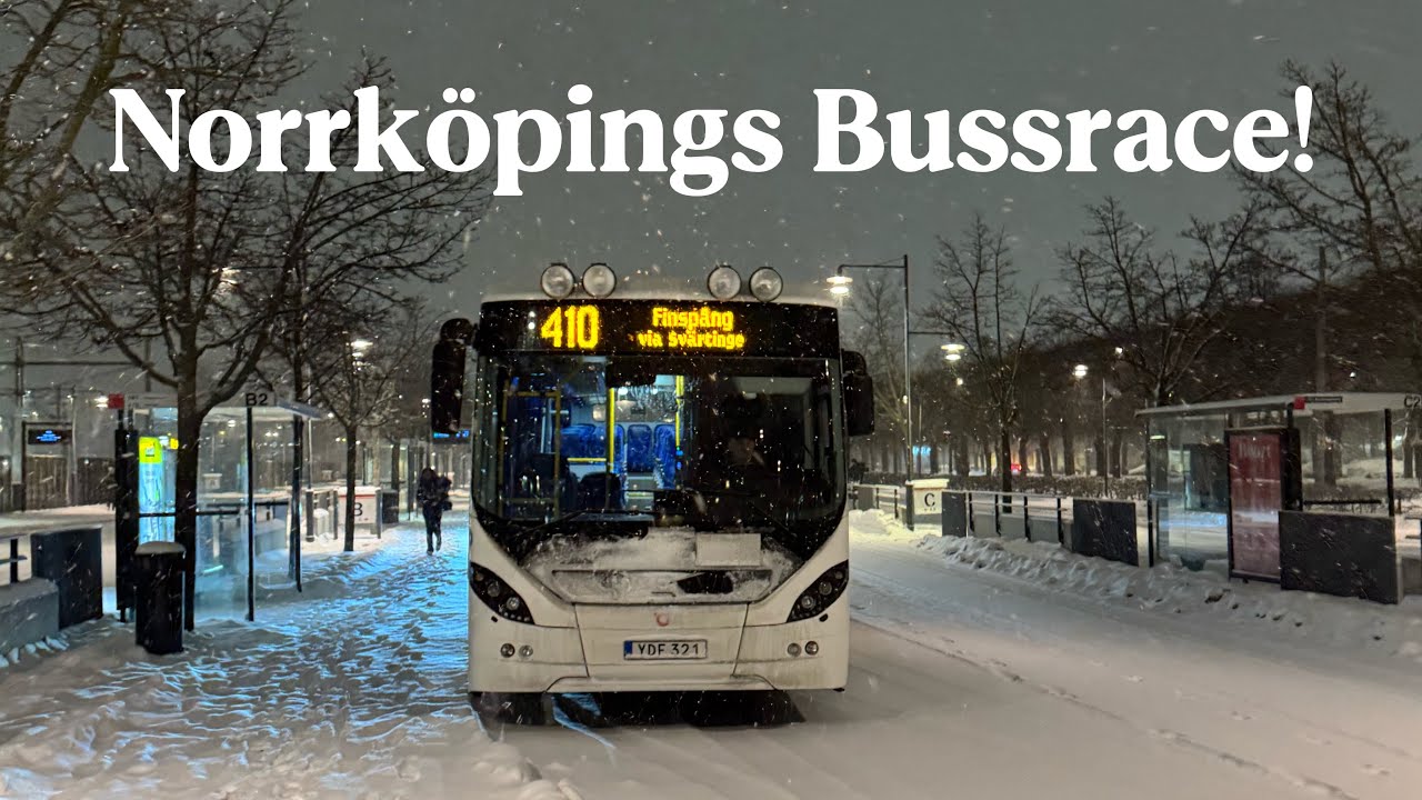 Norrköpings Bussrace + Spårvagnen!