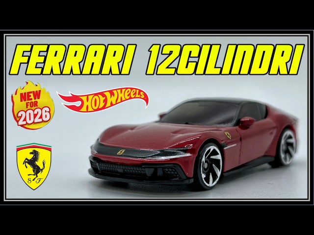 Hot Wheels Ferrari 12Cilindri (First Edition) - YouTube
