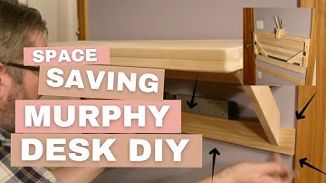 DIY Folding Murphy Desk - Complete Tutorial for Space-Saving Efficiency