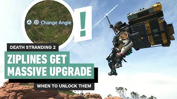 Ziplines Are Massively Upgraded in Death Stranding 2 | How to Unlock