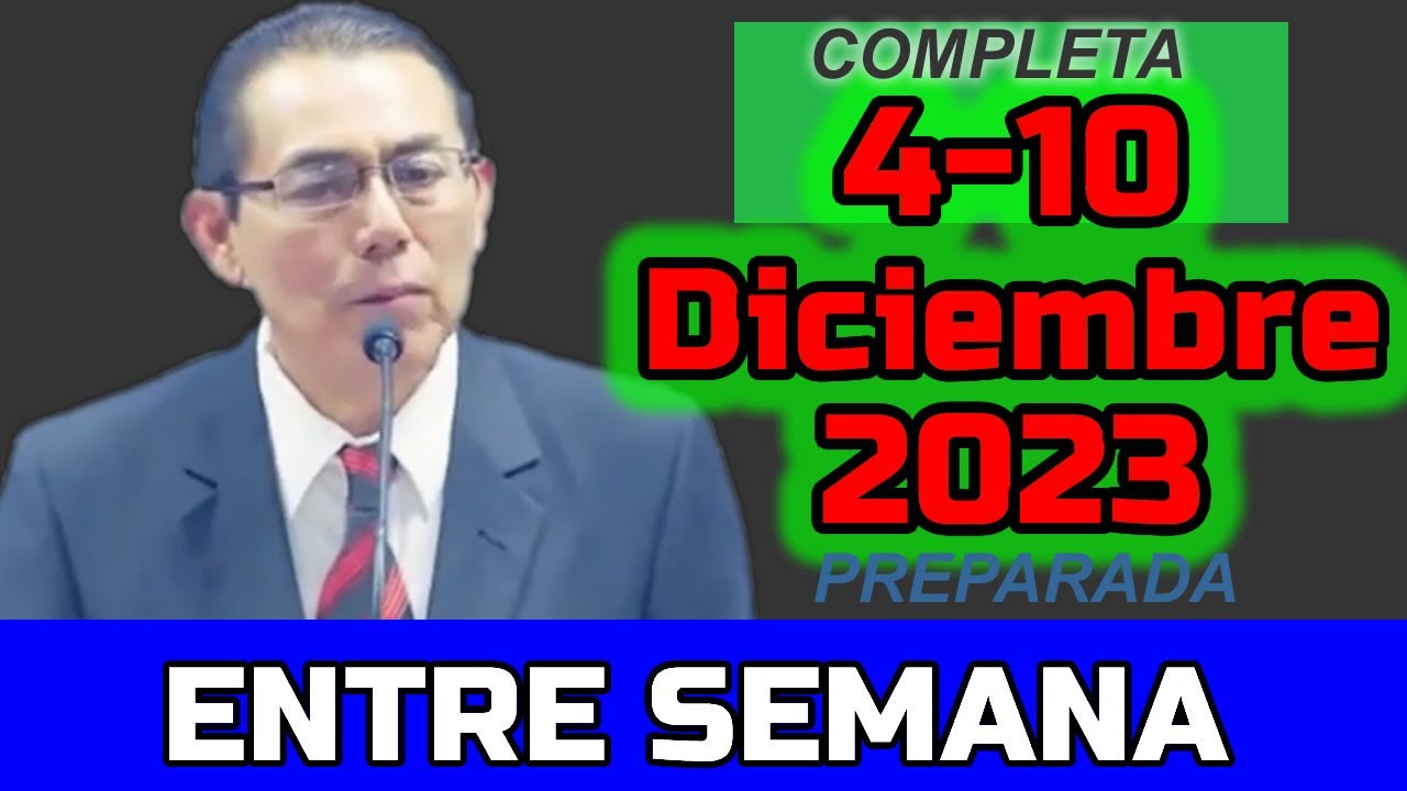 VIDA Y MINISTERIO CRISTIANO ESTA SEMANA 4 AL 10 DE DICIEMBRE 2023 vida-y-ministerio-cristiano-esta-semana-4-al-10-de-diciembre-2023