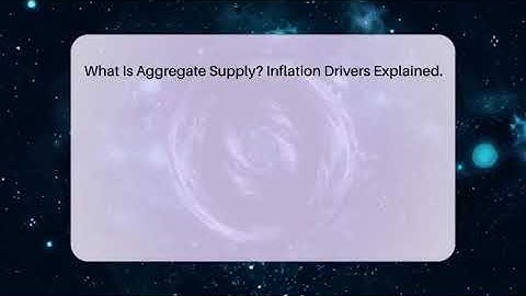 What Is Aggregate Supply? Inflation Drivers Explained. - Inflation Insight Channel