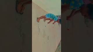 shanvi dhanvi playing with water bottle game in summer holidays