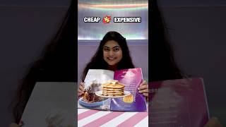 ₹100 vs. ₹500 ka Japanese Pancake!😱🥞Cheap vs Expensive Pancakes: Which Tastes Better? #thakursisters
