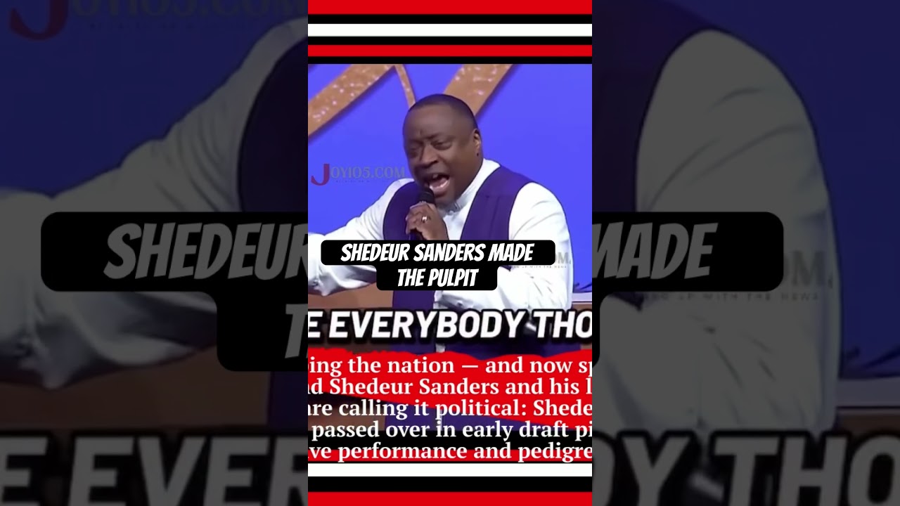 Shedeur Sanders made the sermon! 