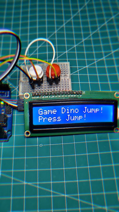 Saat kode bertemu aksi! 🤖🎉 DIY Jump Game Arduino! #elekronika #arduino ...