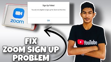 Fix Zoom Sign Up Failed Problem Your Are Not Eligible To Sign Up for Zoom At This Time