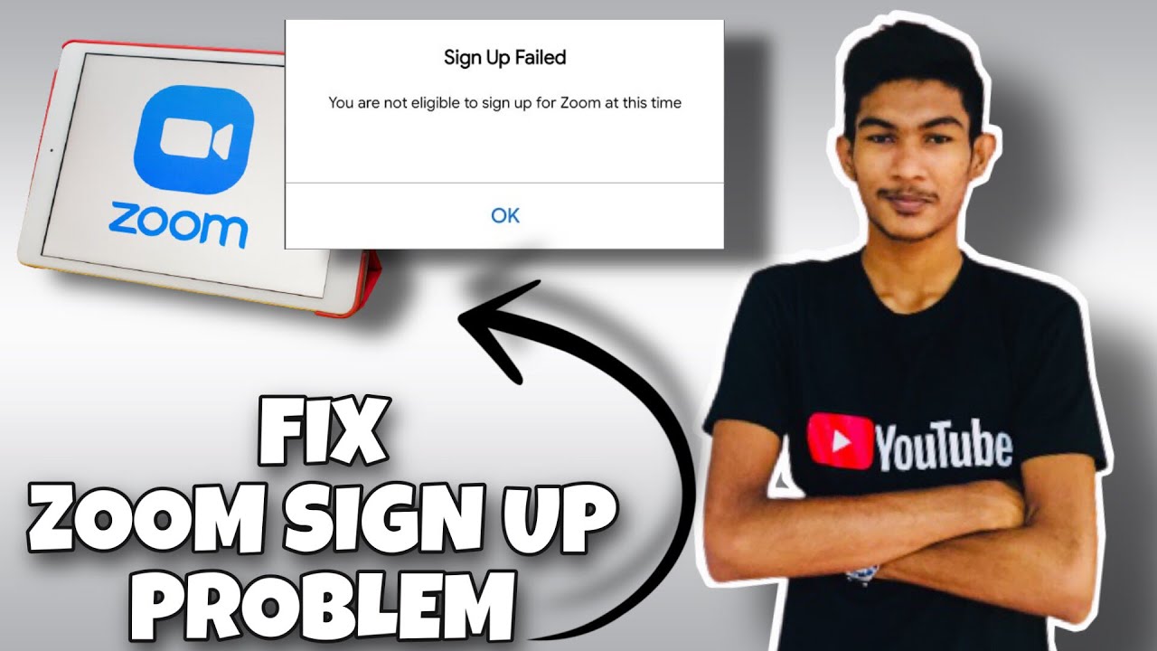 Fix Zoom Sign Up Failed Problem Your Are Not Eligible To Sign Up for