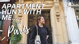 COME APARTMENT HUNTING WITH ME IN PARIS