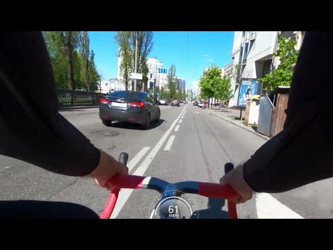 Шоссейный велосипед: скорость в городе 60+ км/ч