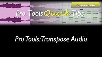 Pro Tools: Transpose Audio