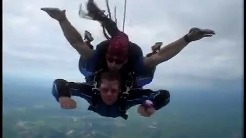 brad mader jumpin out of a plane