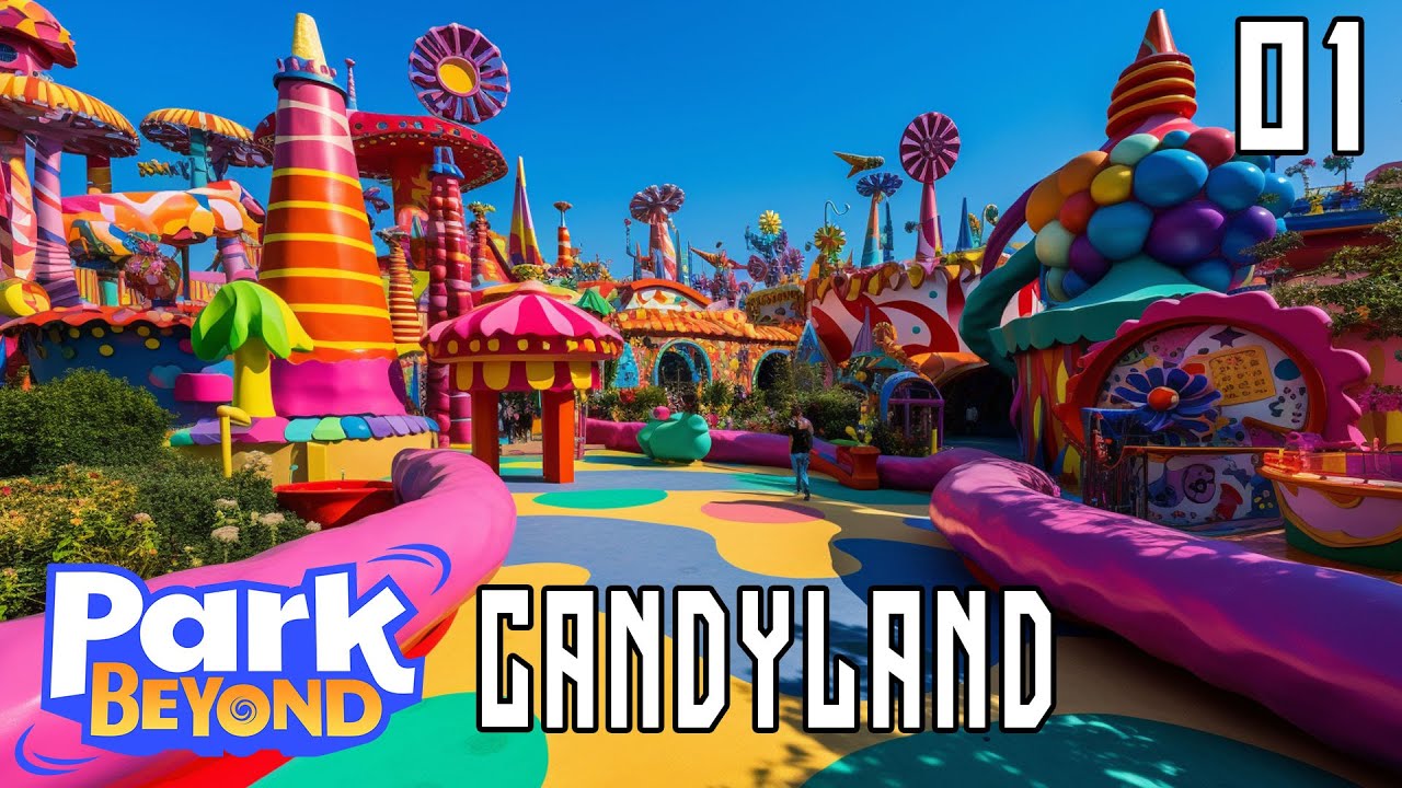 Welcome To CandyLand Ep01 Park Beyond Theme Park Builder