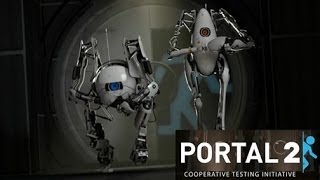 The Surry and Robert playing Portal 2 Team Building CO-OP #1