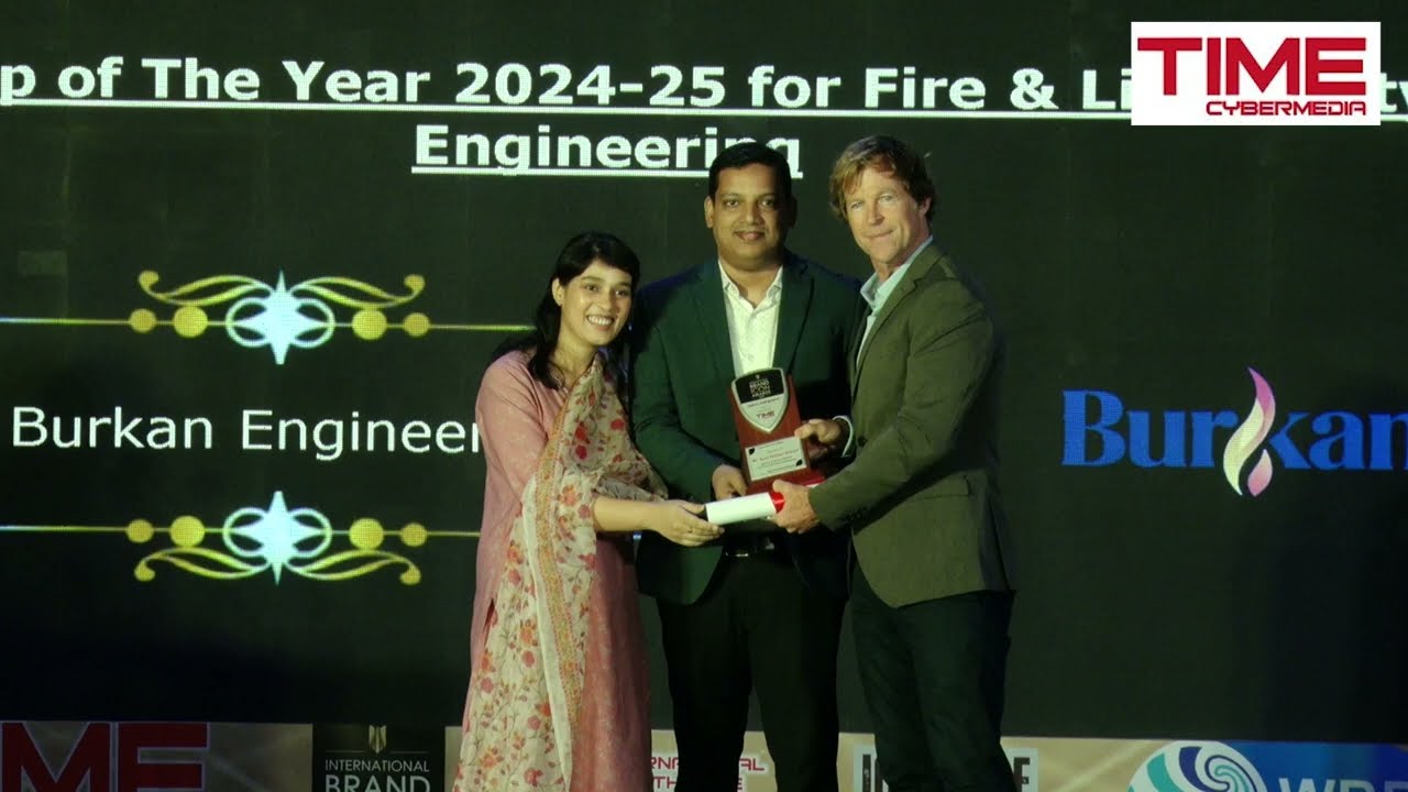 Burkaan Engineering | Startup of Year 2024–25 Fire and Life Safety Engineering | Time Cyber Media