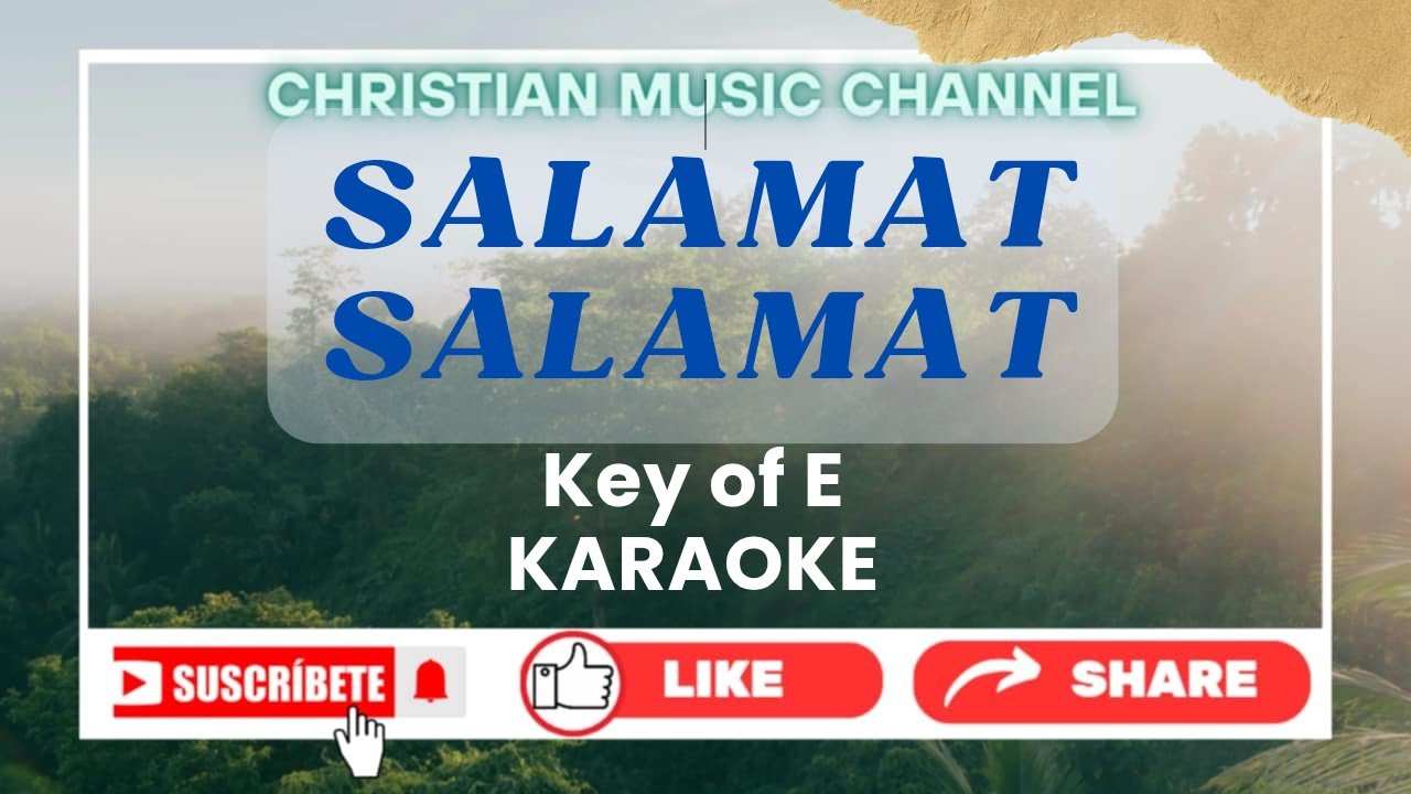 Salamat salamat Karaoke Key of E. #christianmusic #karaoke #music #singalong