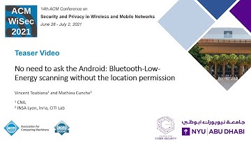 [Teaser] No need to ask the Android: Bluetooth-Low-Energy scanning without the location permission