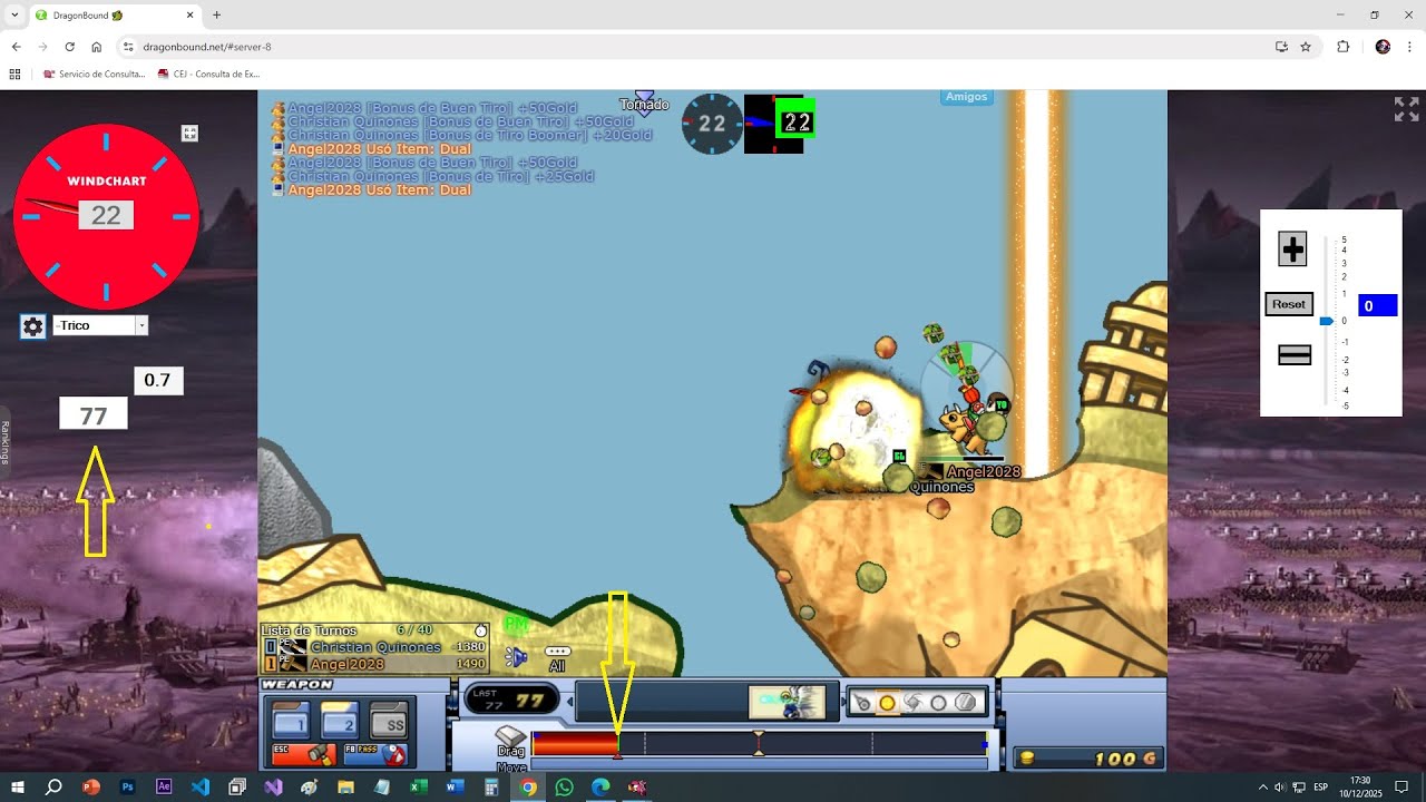 Mejor  WindChart tiro perfecto con Autoshot  dragonbound  para Diciembre de 2025