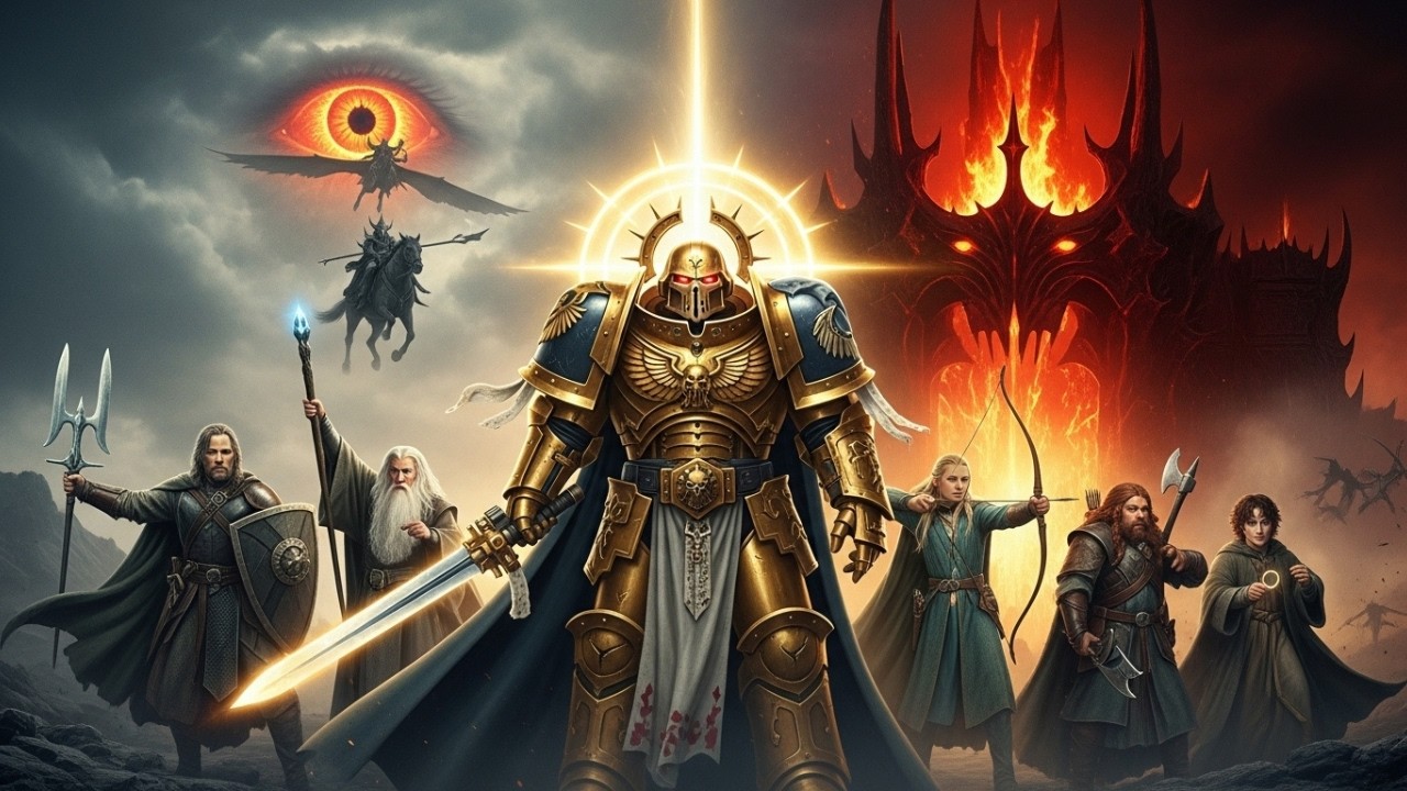 What If The Emperor of Mankind Came Into The Lord of the Rings?