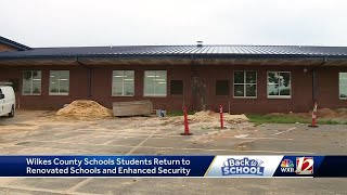 Wilkes County Schools welcomes students to updated school buildings, safety technology