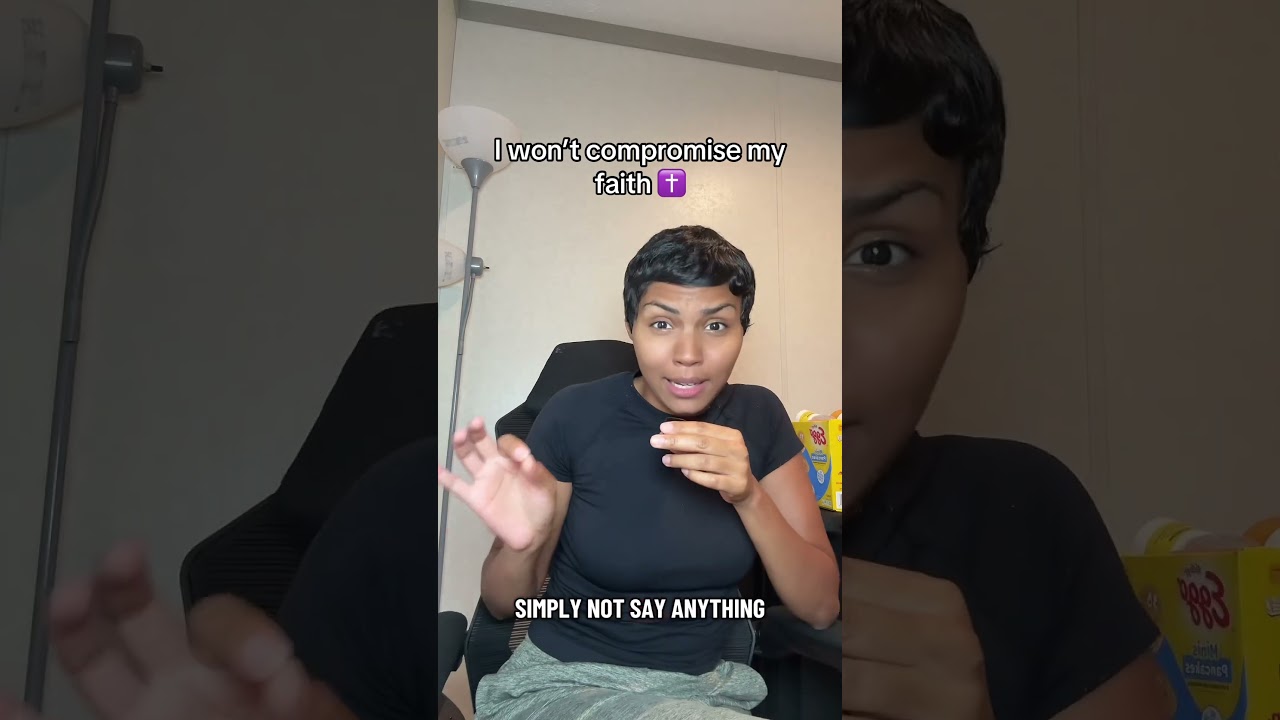 I will NOT compromise my Faith! 🙏🏽✝️ 