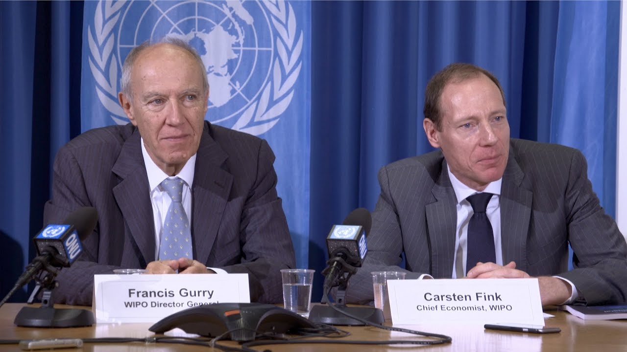 Press Conference for World Intellectual Property Report 2017