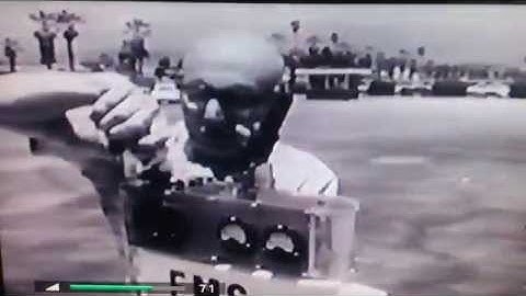 Electromagnetic propulsion. Submarine 1966.