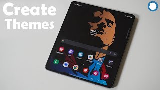 How To Change & Create Themes On Samsung Galaxy Z Fold 6 - Cover Display screenshot 5